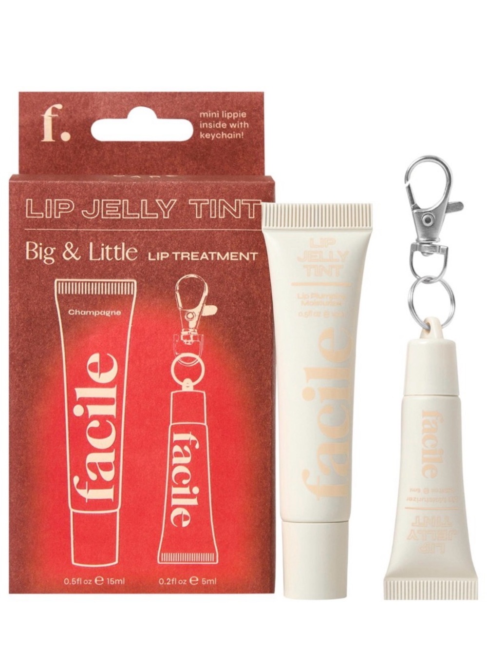 Big & Little Lip Jelly Treatment Duo + Keychain